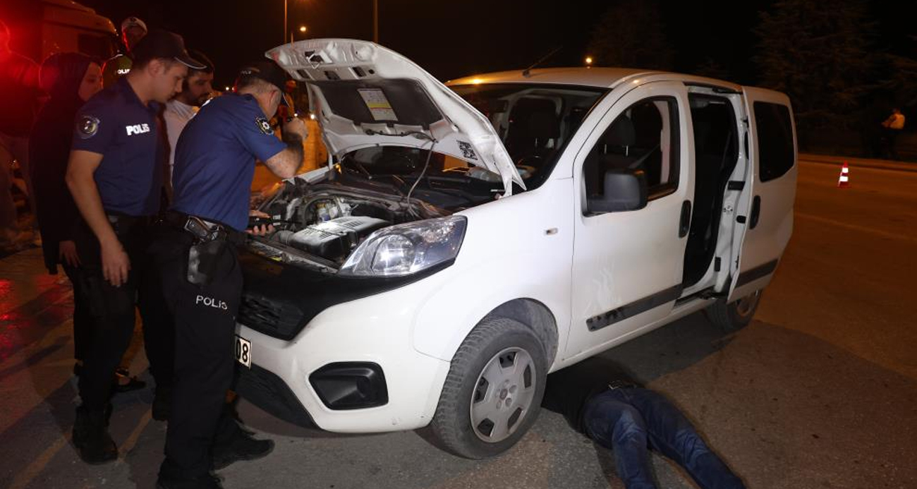 Uygulama noktasına hatalı sürücü değil, aracının motoruna kedi kaçan sürücü geldi