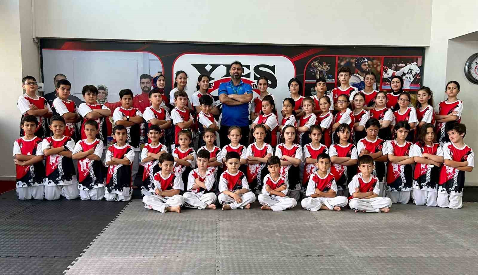 Miniklere taekwondo ve cimnastik kursu