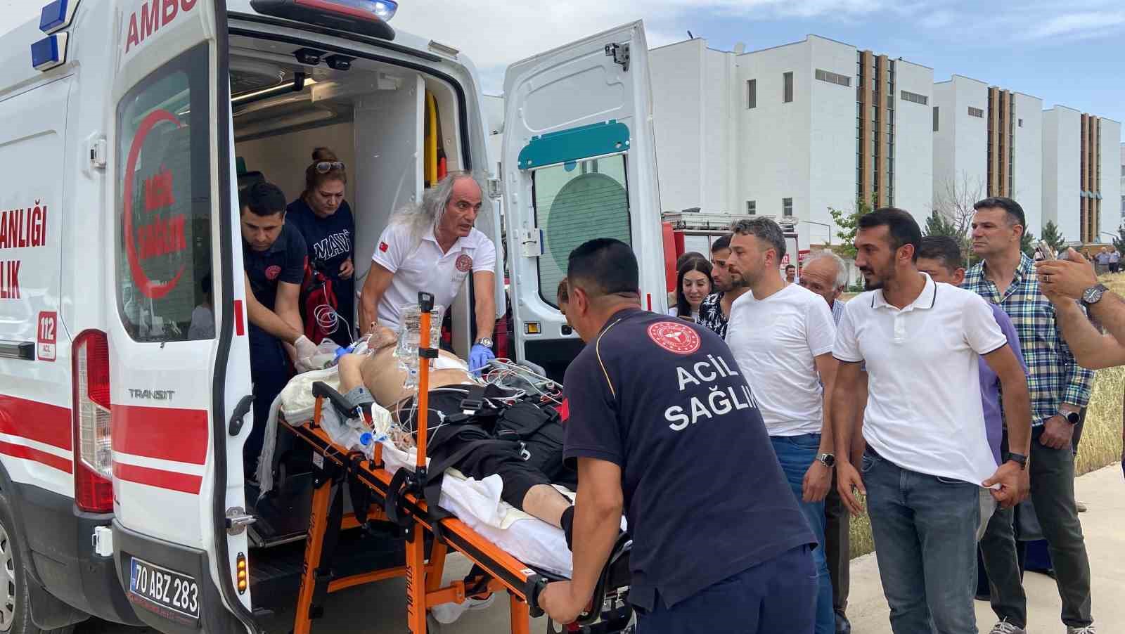 Ambulans helikopter kalp hastası için Karaman’dan Antalya’ya havalandı