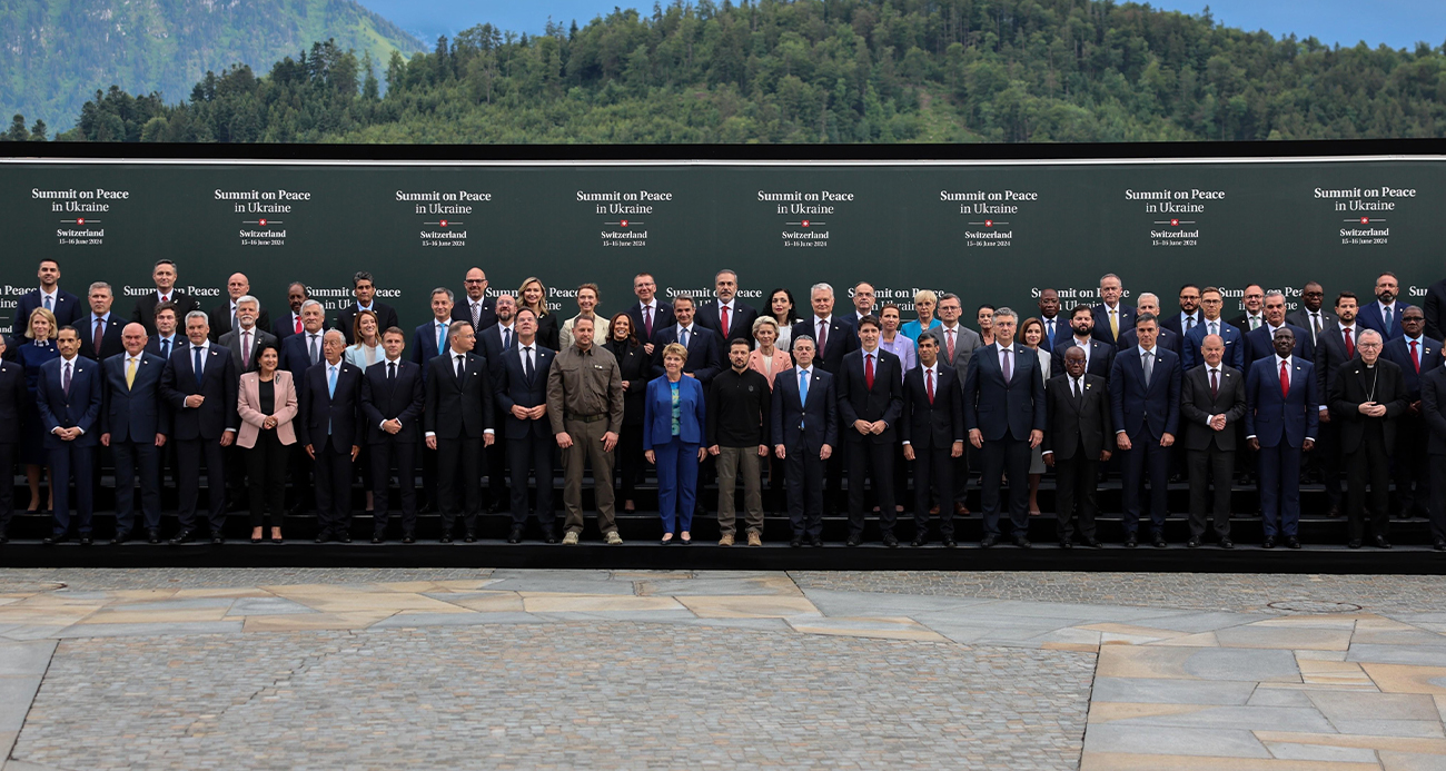 Bakan Fidan, Ukrayna Konferansı aile fotoğrafı çekimine katıldı