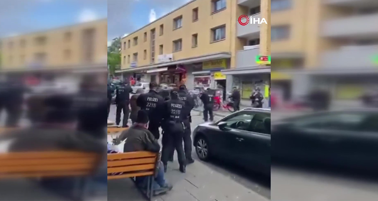 Almanya’da polisi balta ve molotofkokteyli ile tehdit eden kişi vurularak etkisiz hale getirildi