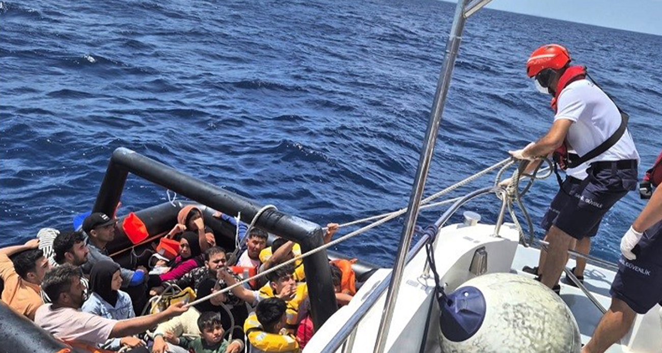 Aydın’da 26 düzensiz göçmen kurtarıldı