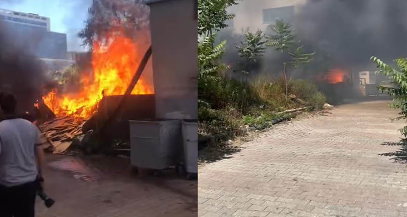 Kağıthane’de otluk arazi alev alev yandı: Dumanlar gökyüzünü sardı, panik yaşandı