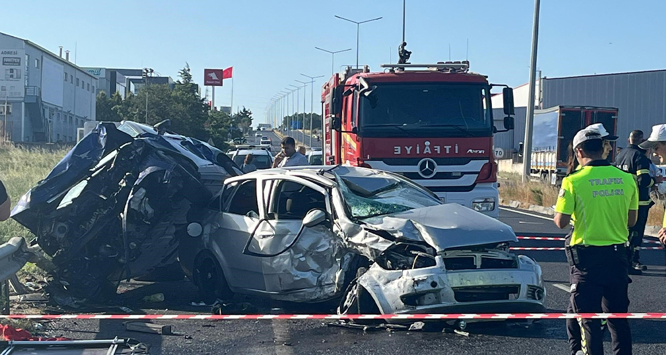 Tekirdağ’da feci kaza!