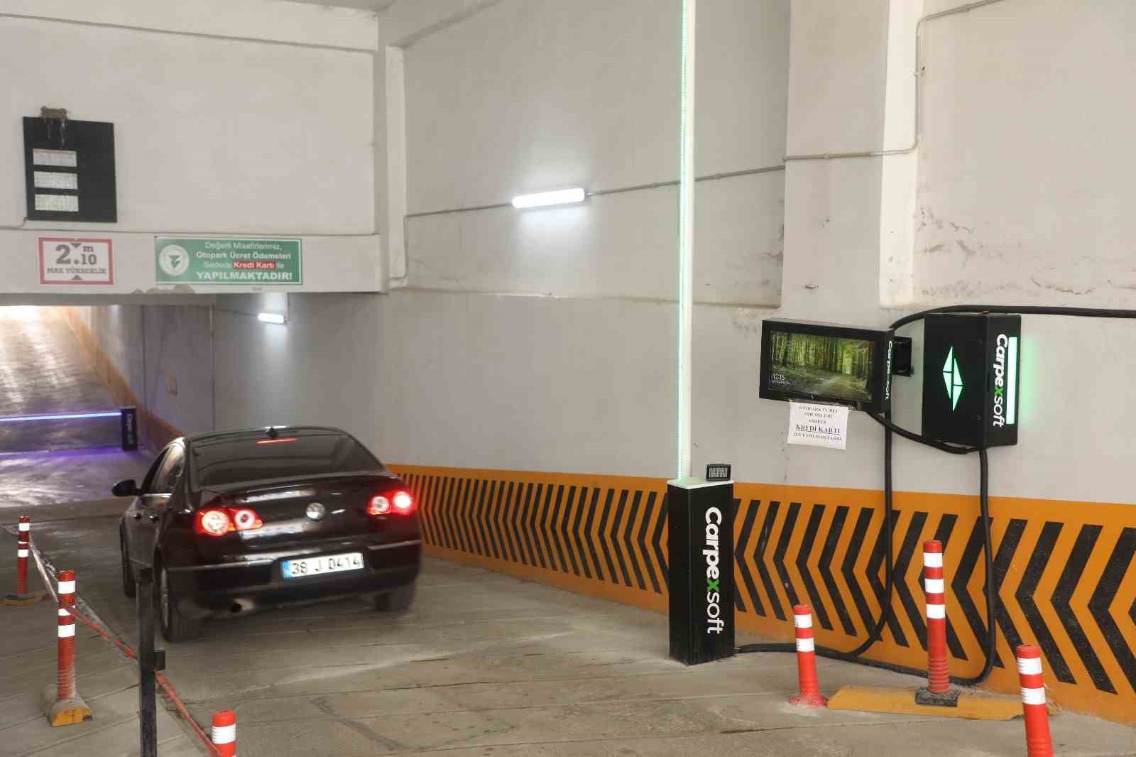 Yozgat Belediyesi kapalı otoparkında yeni sistem devreye girdi