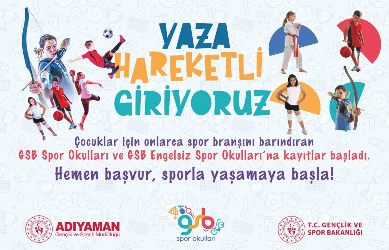 GSB Spor okullarına kayıtlar başladı