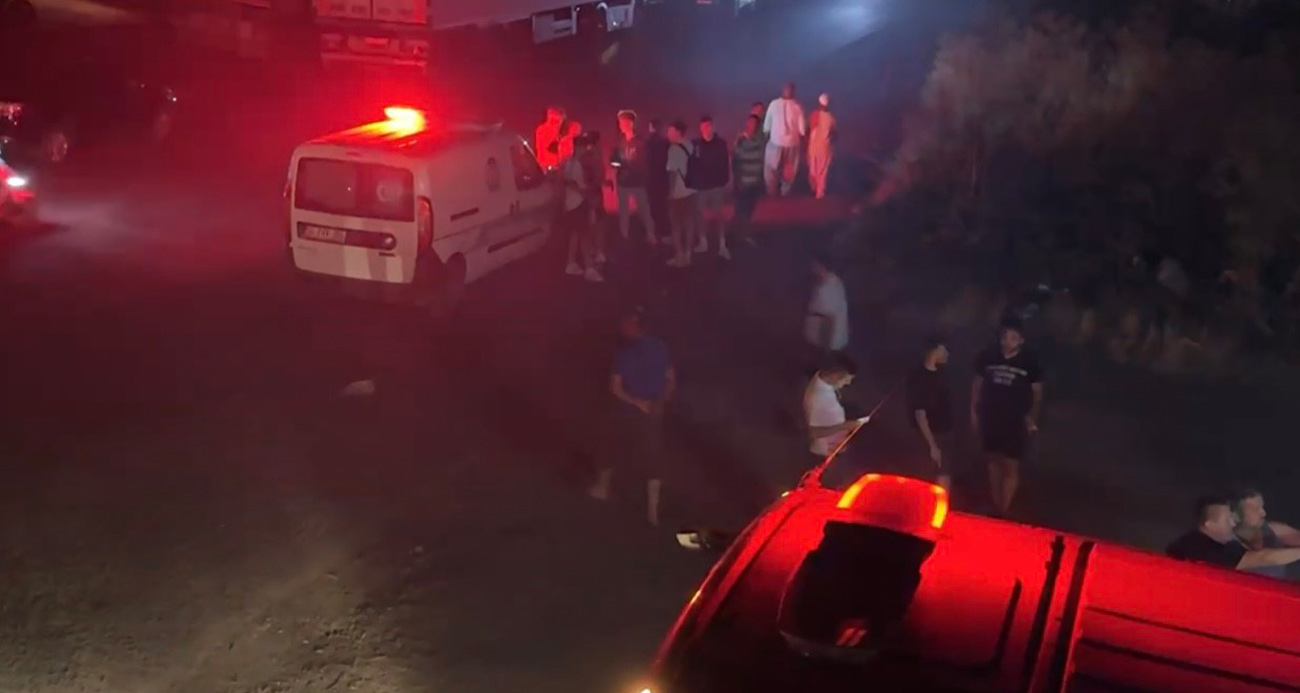 Tekirdağ’da trafo patlaması sonucu otluk alanda yangın çıktı