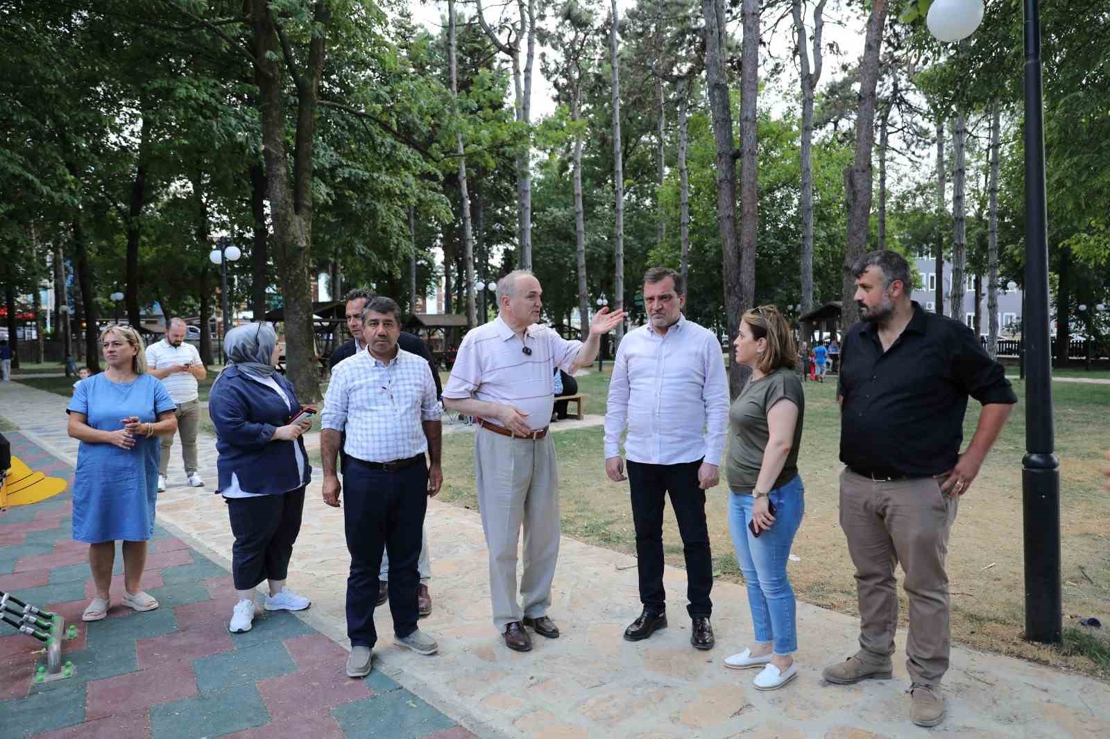 Başkan Özlü’den çalışmalara yerinde inceleme