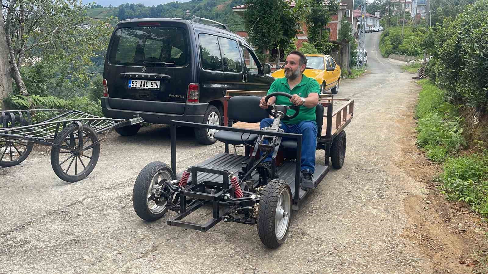 Bu da Rize’nin elektrikli aracı: “Fafatuka”