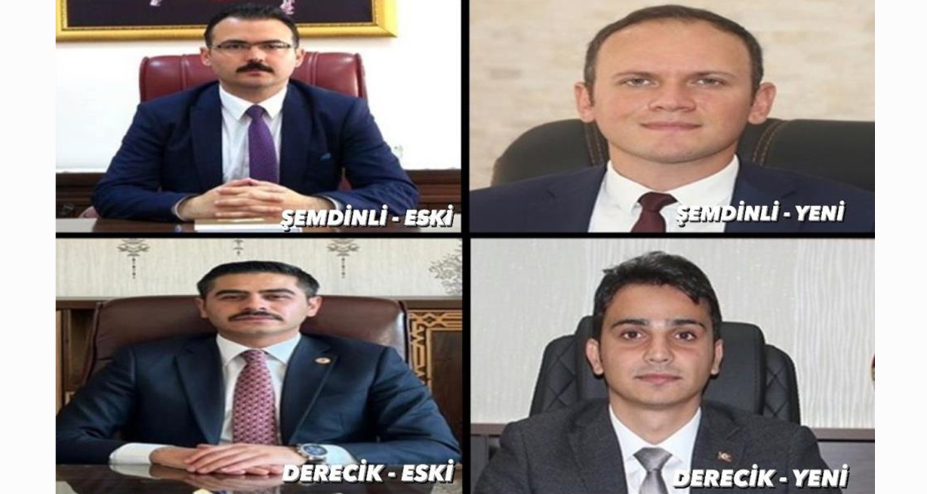 Şemdinli ve Derecik Kaymakamları değişti