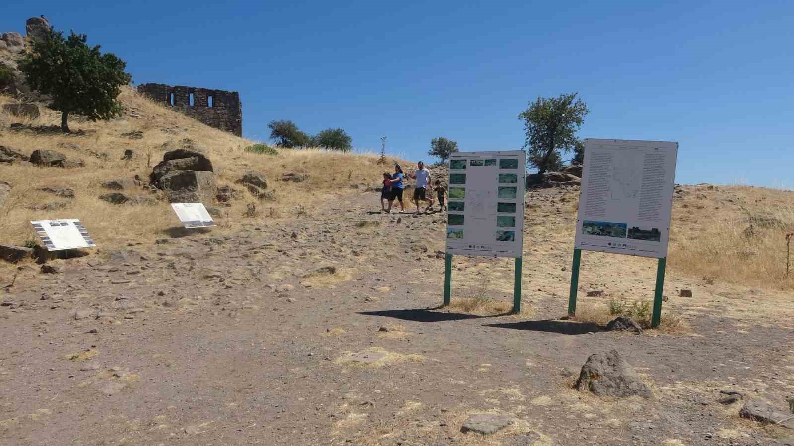 Yangından etkilenen Assos Ören yeri yeniden ziyarete açıldı