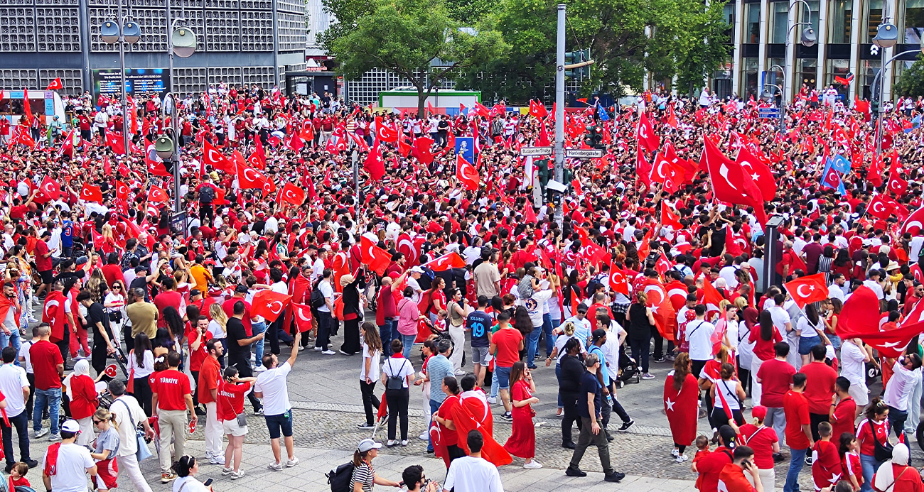 Berlin'de Türkiye coşkusu