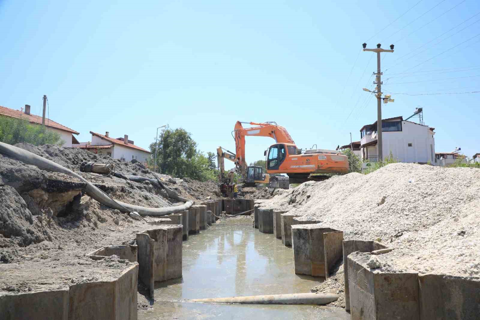 Ören’de Kanalizasyon inşaatının yüzde 63’ü tamamlandı