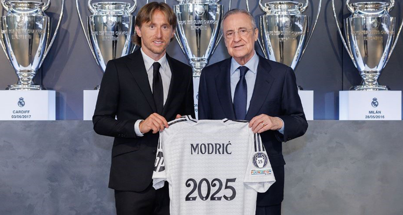 Real Madrid, Luka Modric’in sözleşmesini 1 yıl uzattı