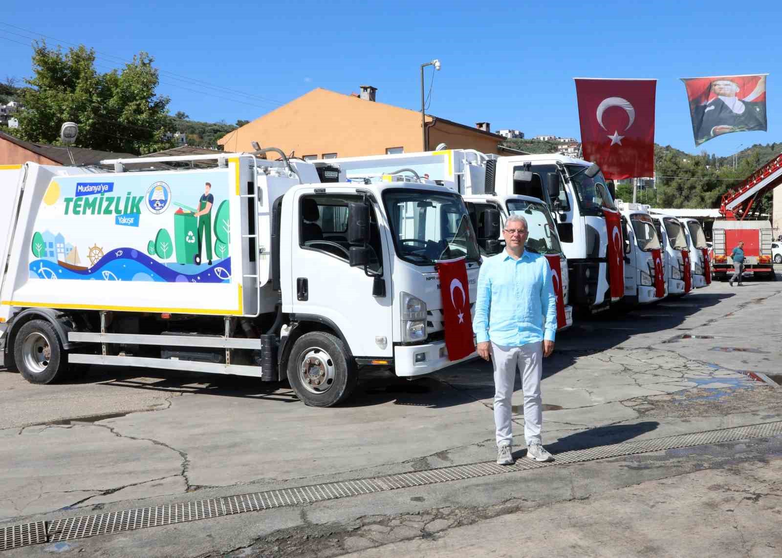 Mudanya’da bir ayda 5 bin ton evsel atık toplandı