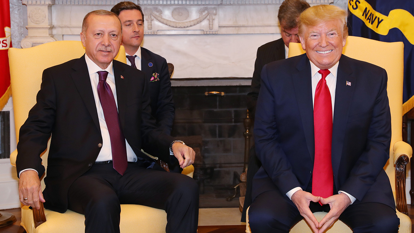 Cumhurbaşkanı Erdoğan, Donald Trump ile görüştü