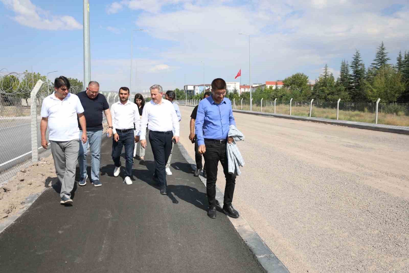 Melikgazi’den şehrin trafik yükünü alacak yeni yol