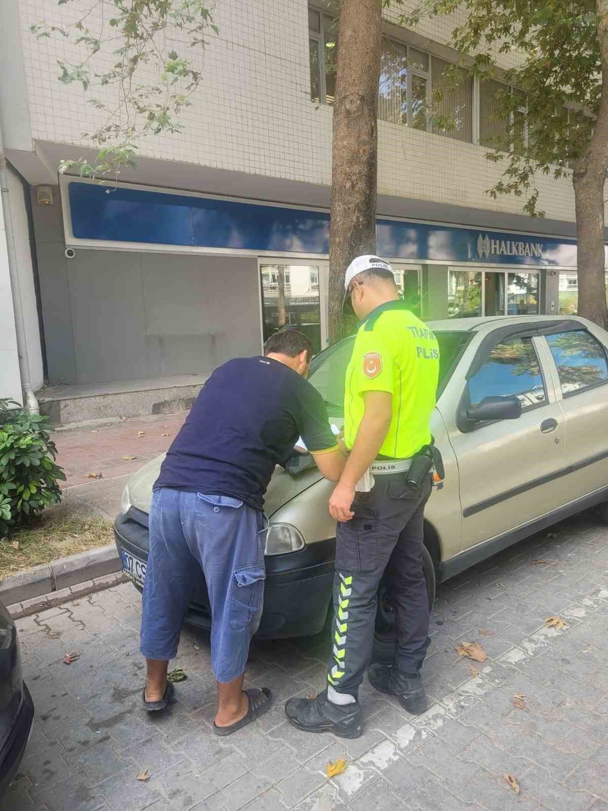 Gazipaşa’da denetime takılan sürücüye 7 bin TL ceza