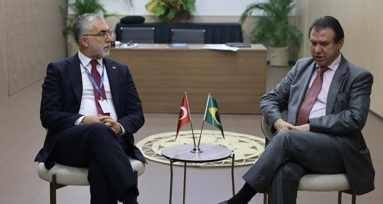 Bakan Işıkhan, Brezilya Çalışma ve İstihdam Bakanı Luiz Marinho ile görüştü
