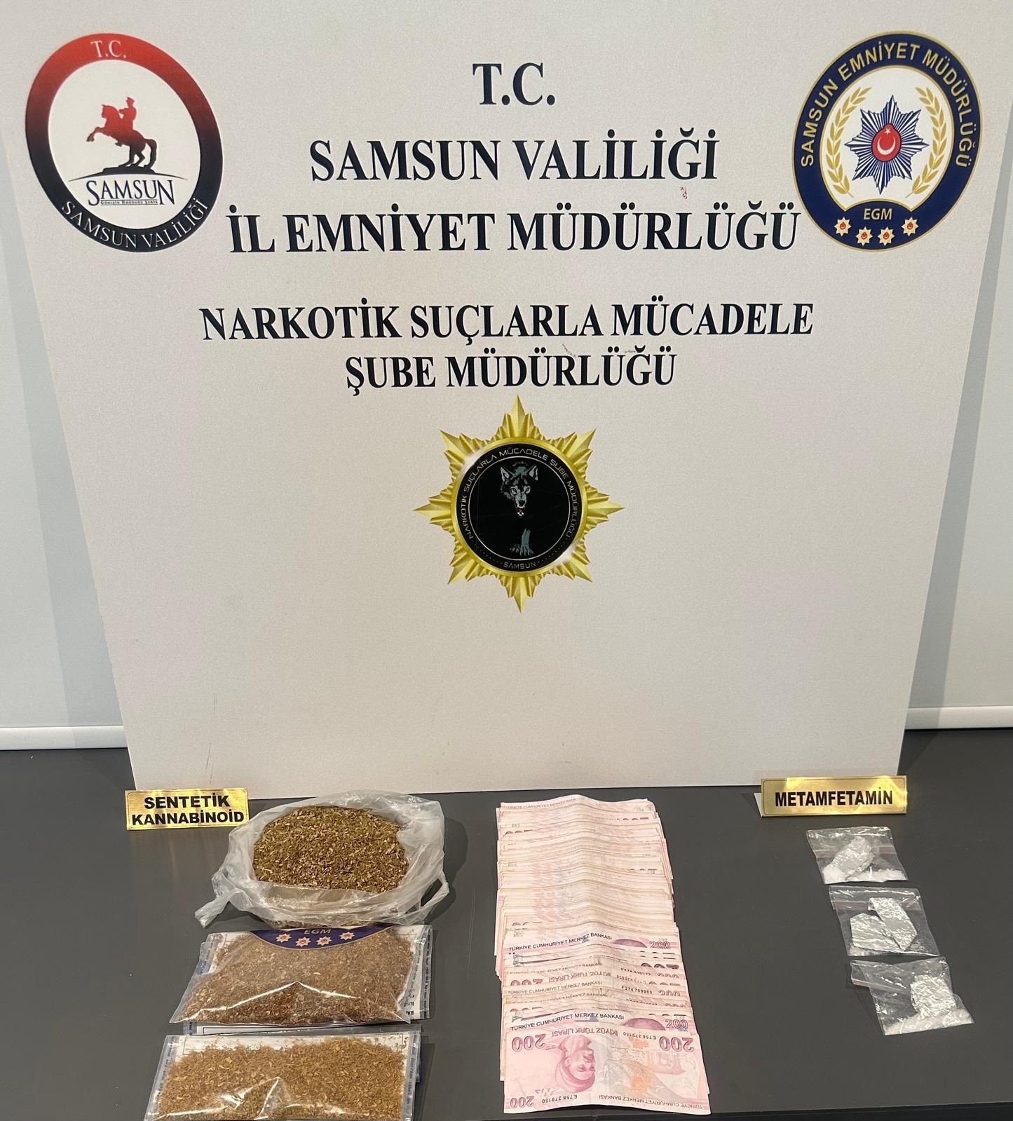 Samsun’da uyuşturucudan 17 kişi yakalandı