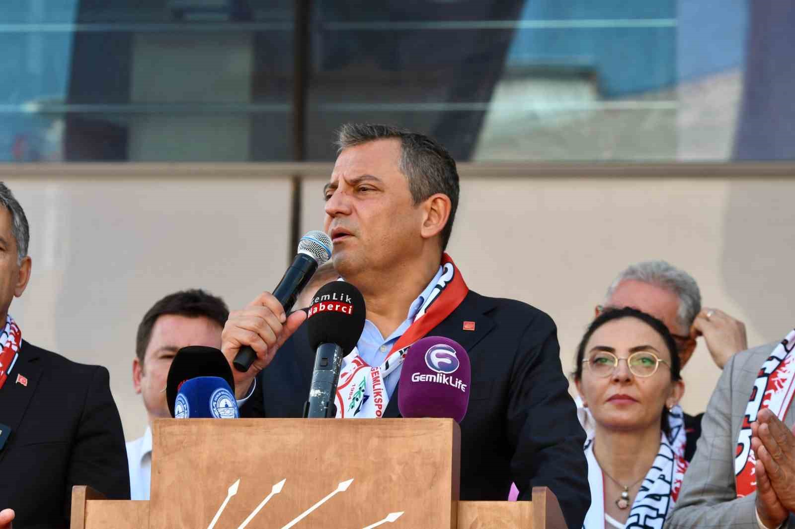 CHP Genel Başkanı Özel: 