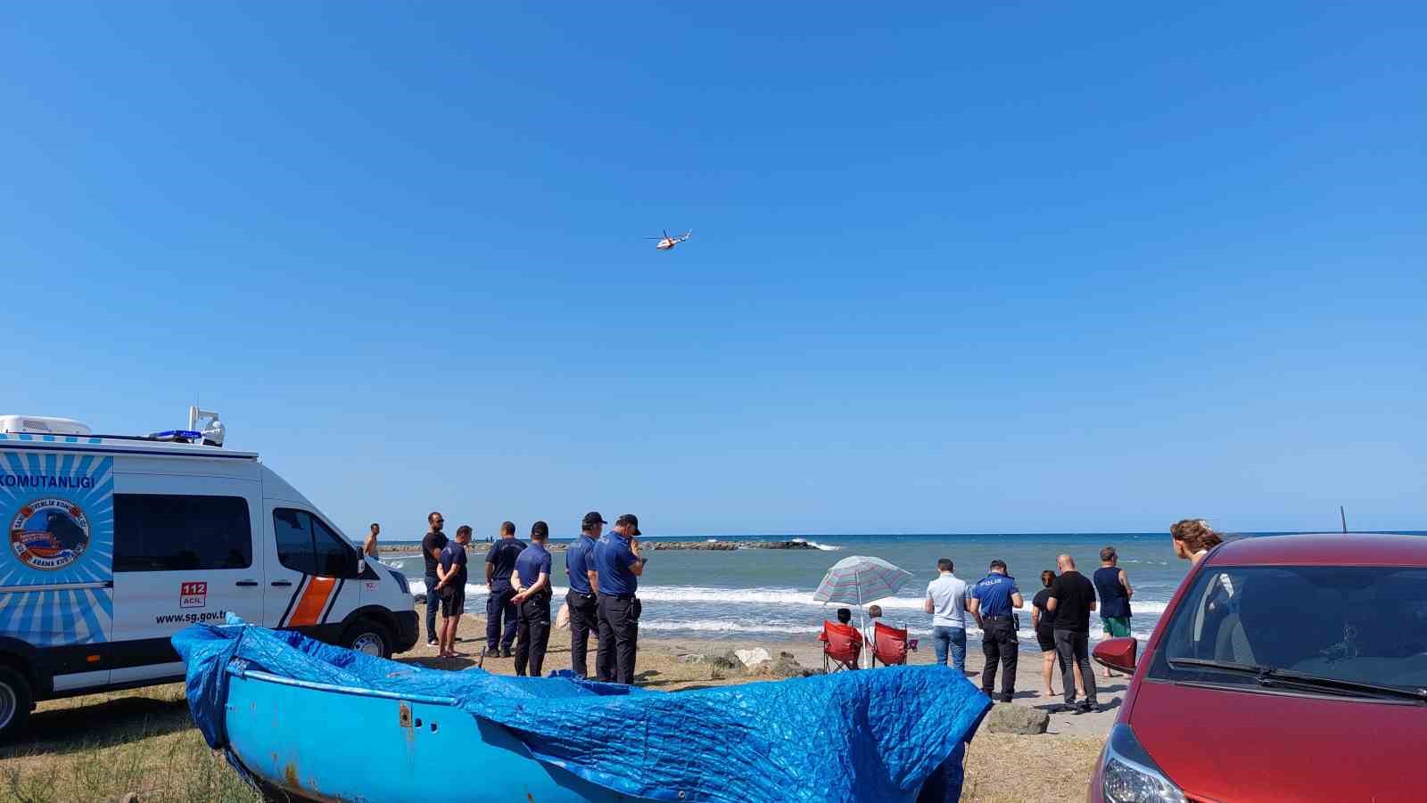 Samsun’da denizde kaybolan babanın cansız bedeni bulundu