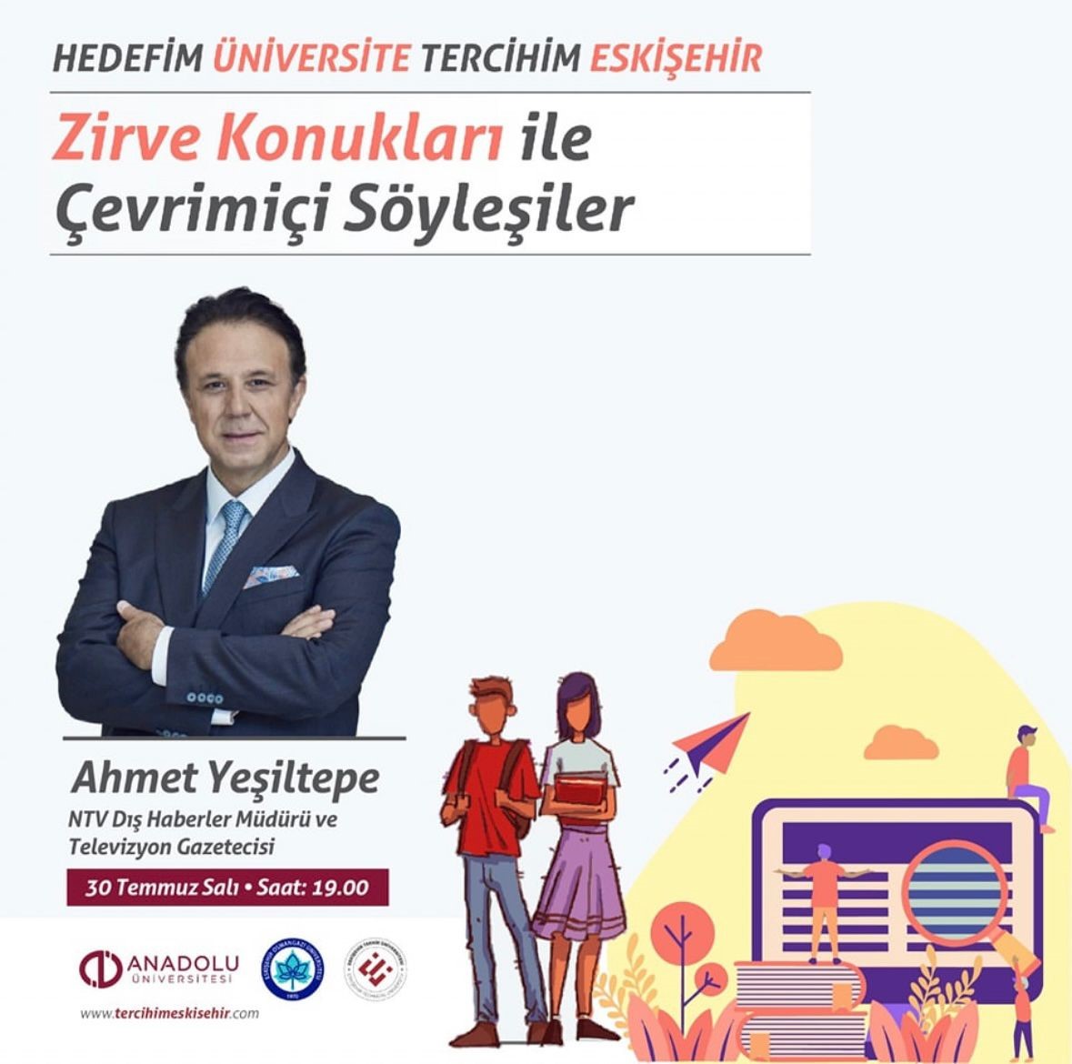 Ahmet Yeşiltepe “Tercihim Eskişehir” platformunda Eskişehir’i ve öğrencilik yıllarını anlattı