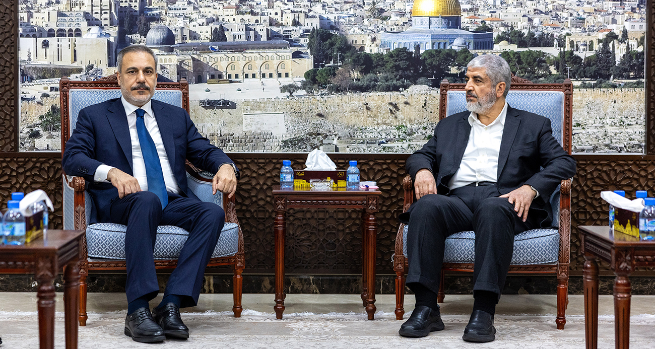 Bakan Fidan, Hamas Siyasi Büro Başkan Vekili Meşal'e taziyelerini iletti