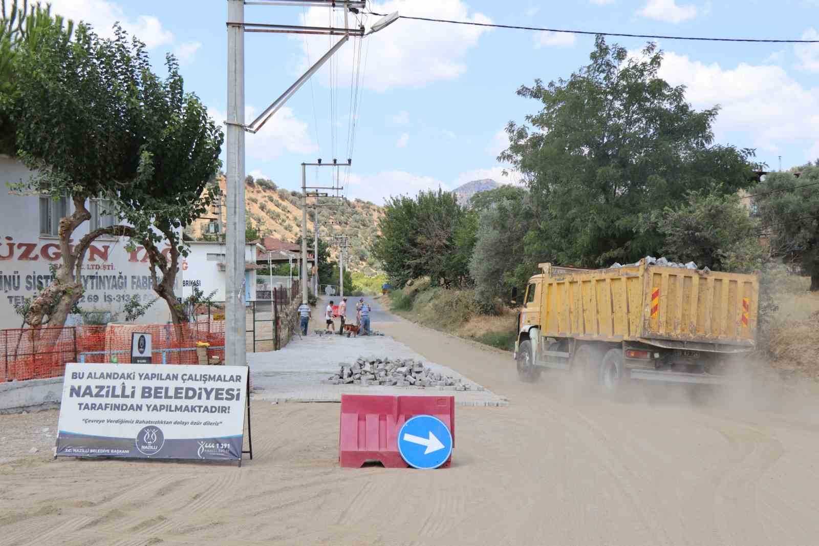 Ocaklı Mahallesi’nde bozulan yol yenilendi