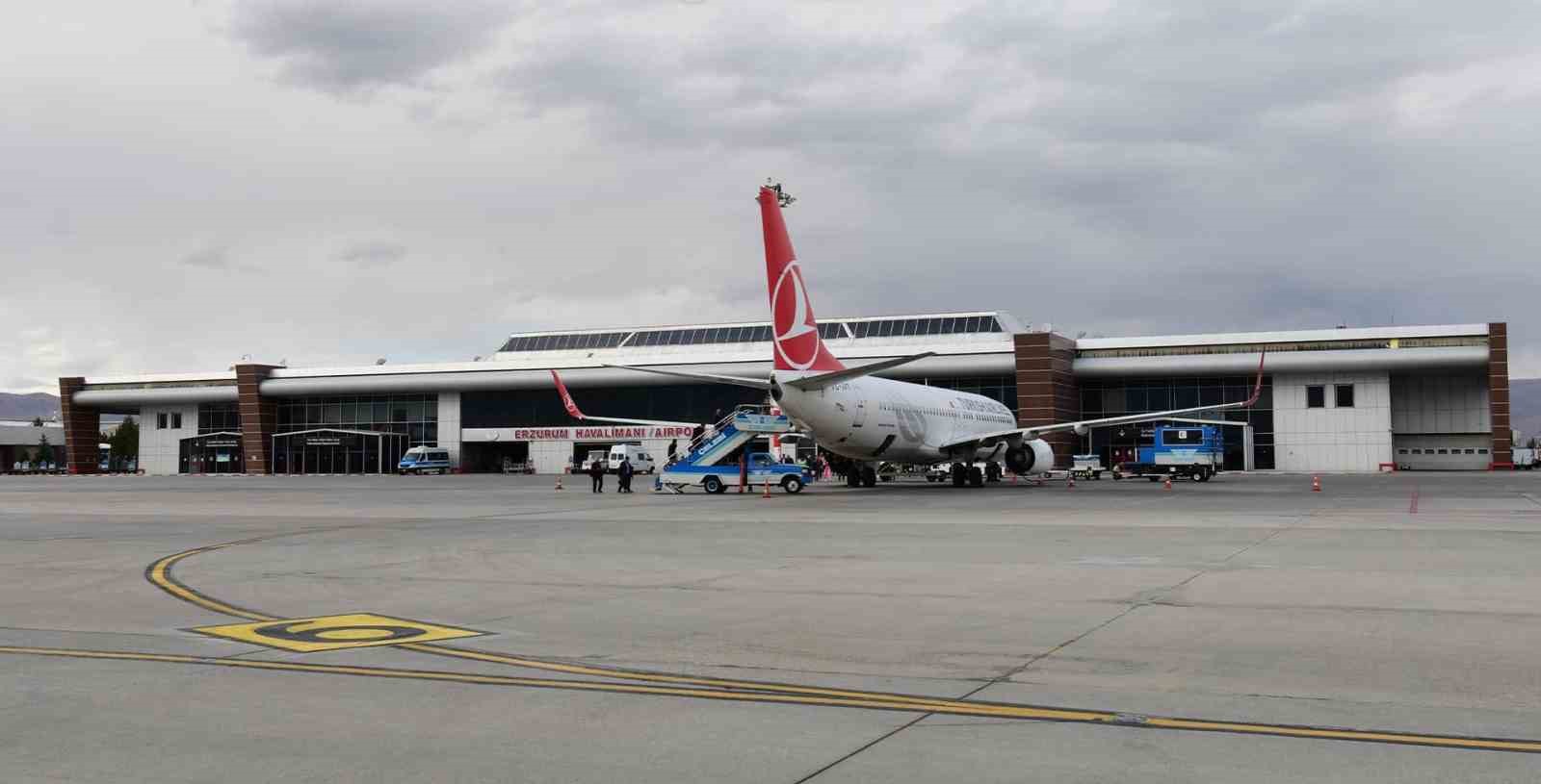 Erzurum’da yedi ayda 4 bin 516 uçuş gerçekleşti