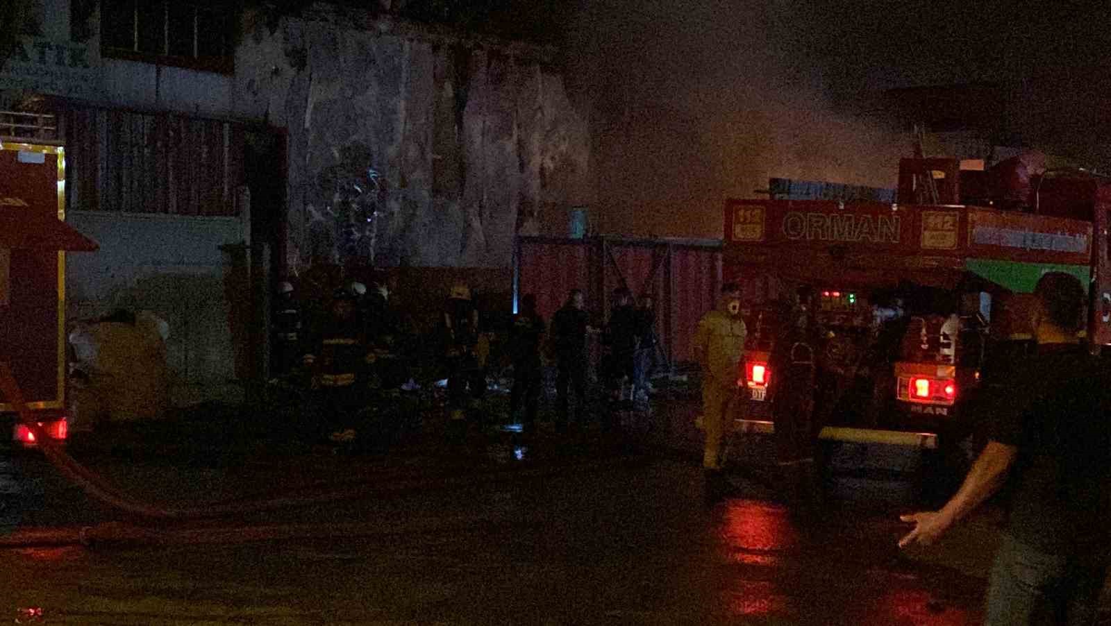 Konya’daki fabrika yangını kontrol altına alındı