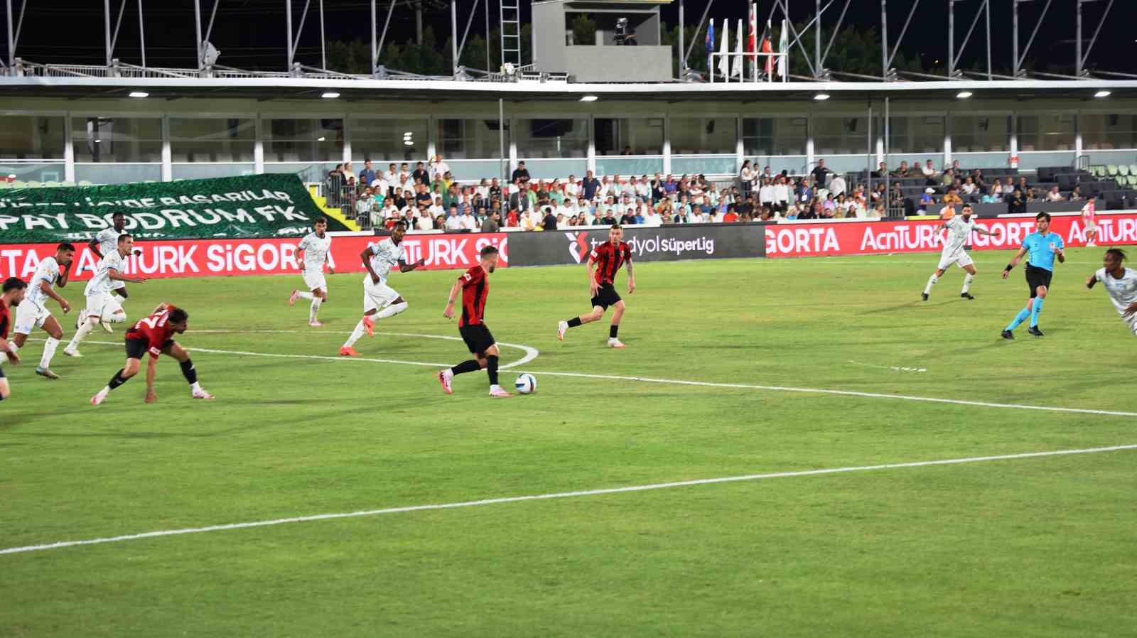 Trendyol Süper Lig: Bodrum FK: 0 - Gaziantep FK: 1 (Maç sonucu)