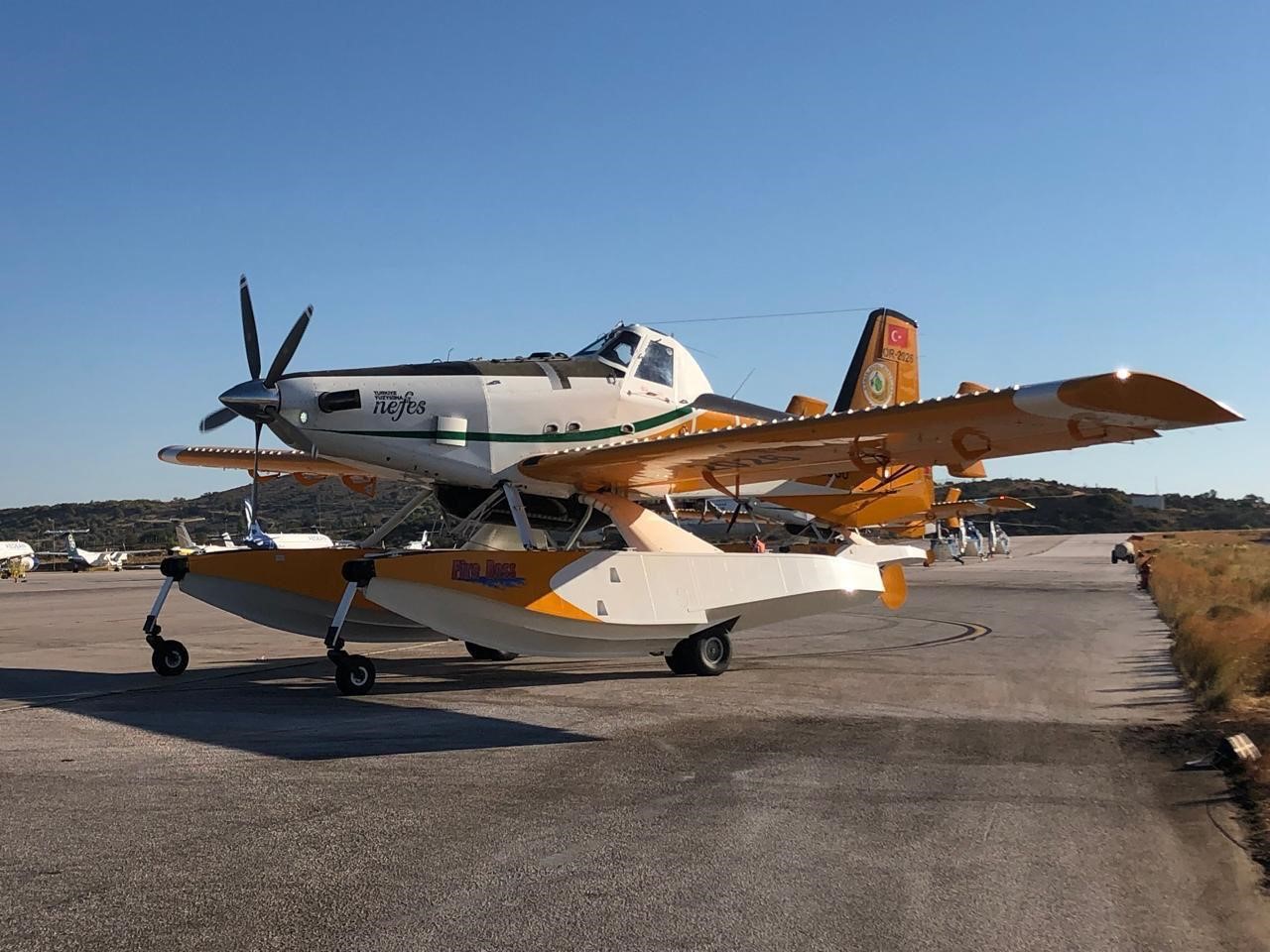 Türkiye’den yardım için gönderilen 2 uçakla 1 helikopter Yunanistan’a ulaştı