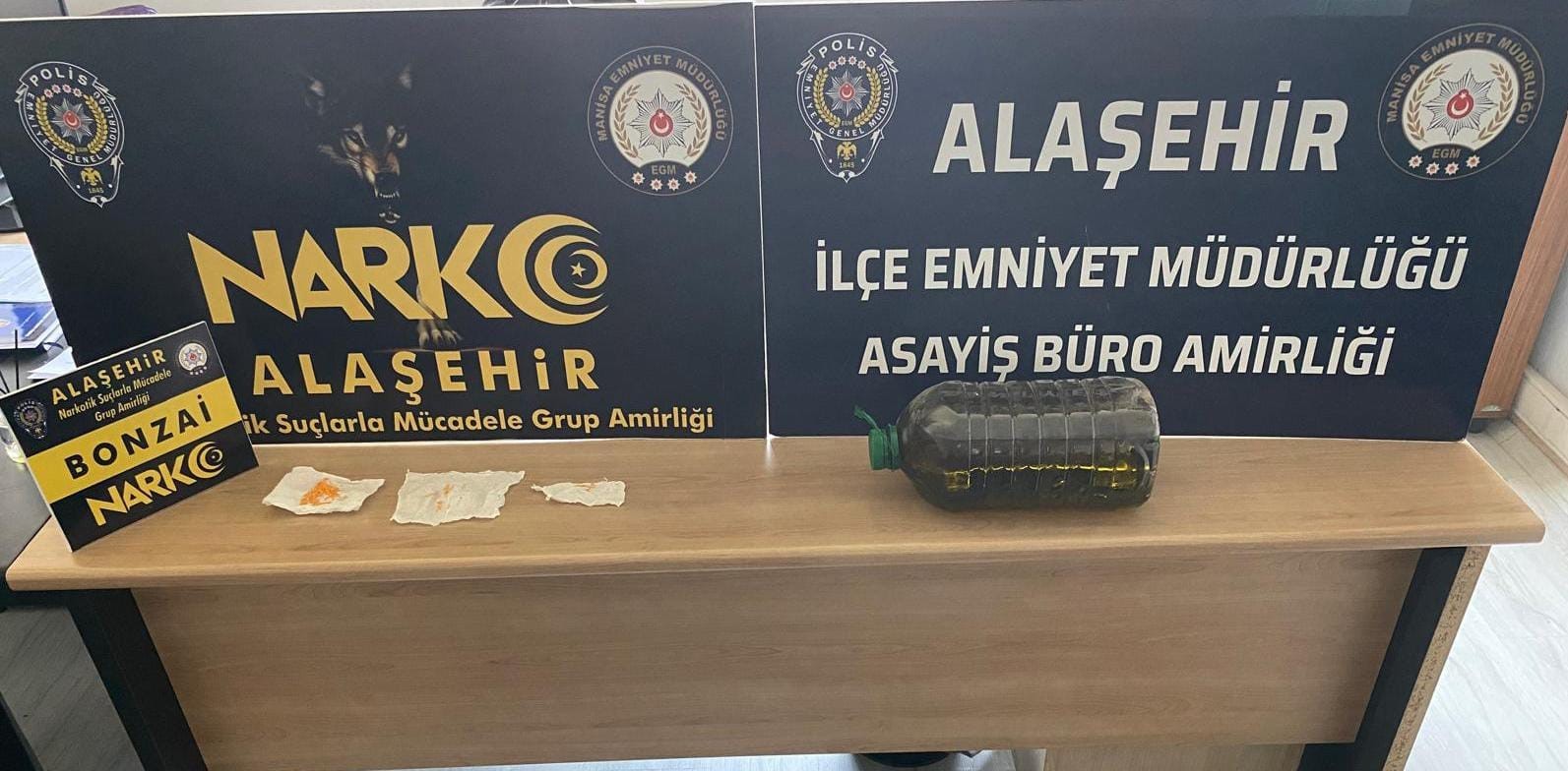 Alaşehir’de eş zamanlı uyuşturucu operasyonu