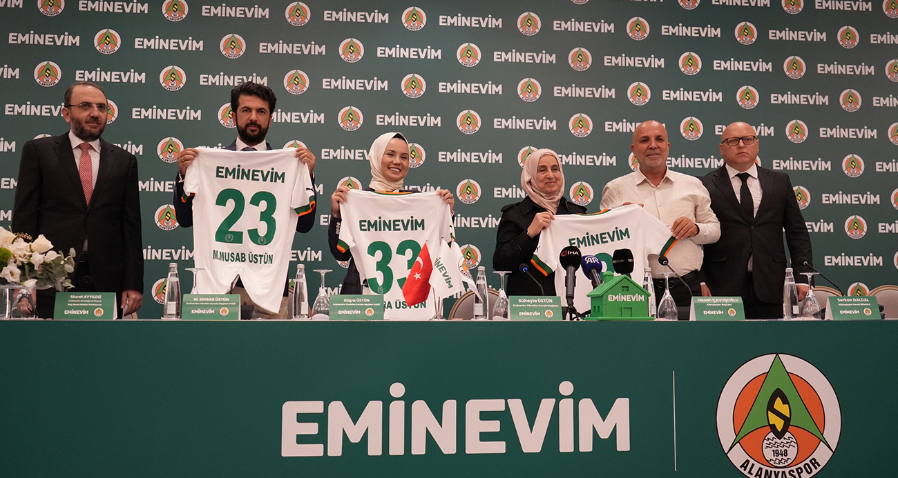 Eminevim, Alanyaspor’un forma sırt sponsoru oldu