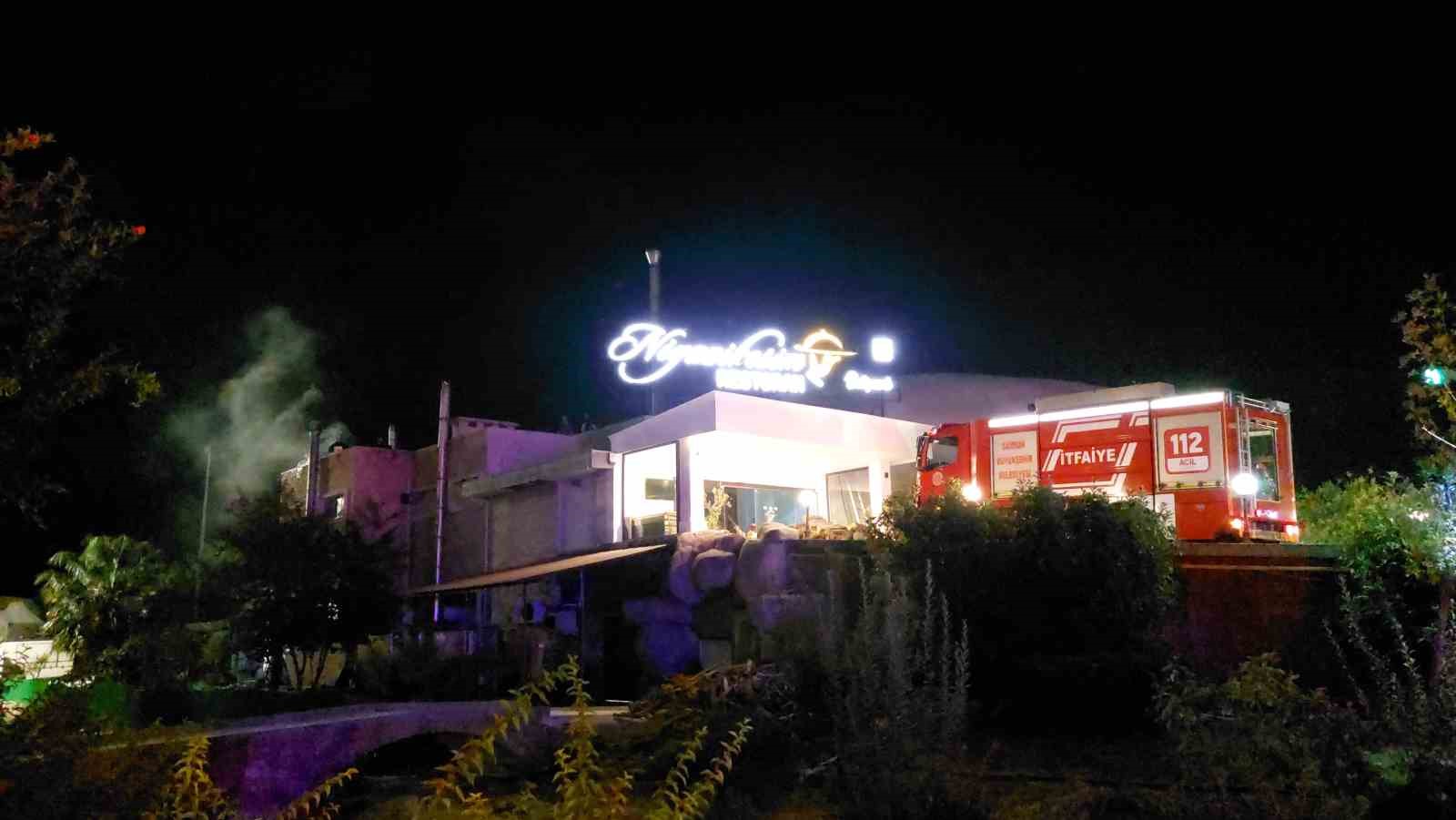 Samsun’da restoran yangını