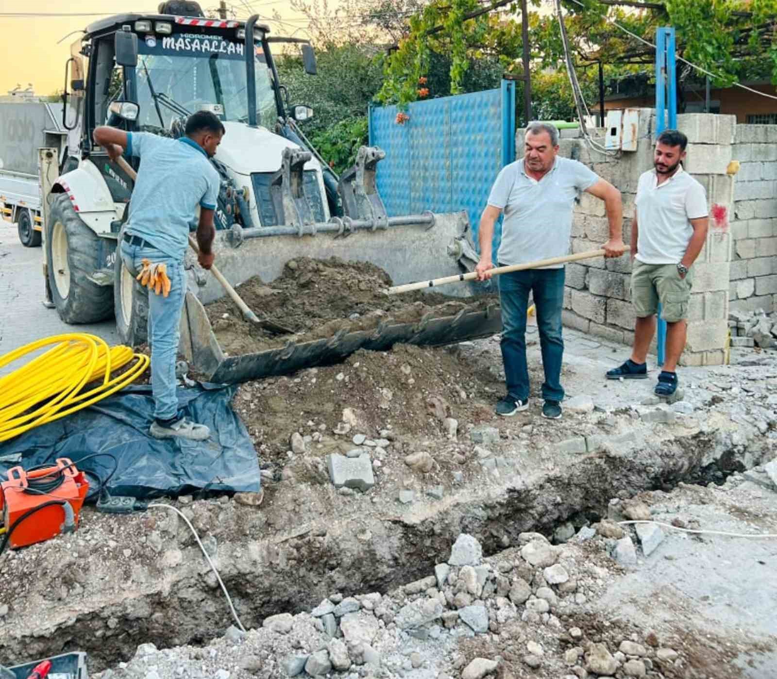 Araban Mehmet Gökçak Mahallesi sakinlerinin doğalgaz sevinci