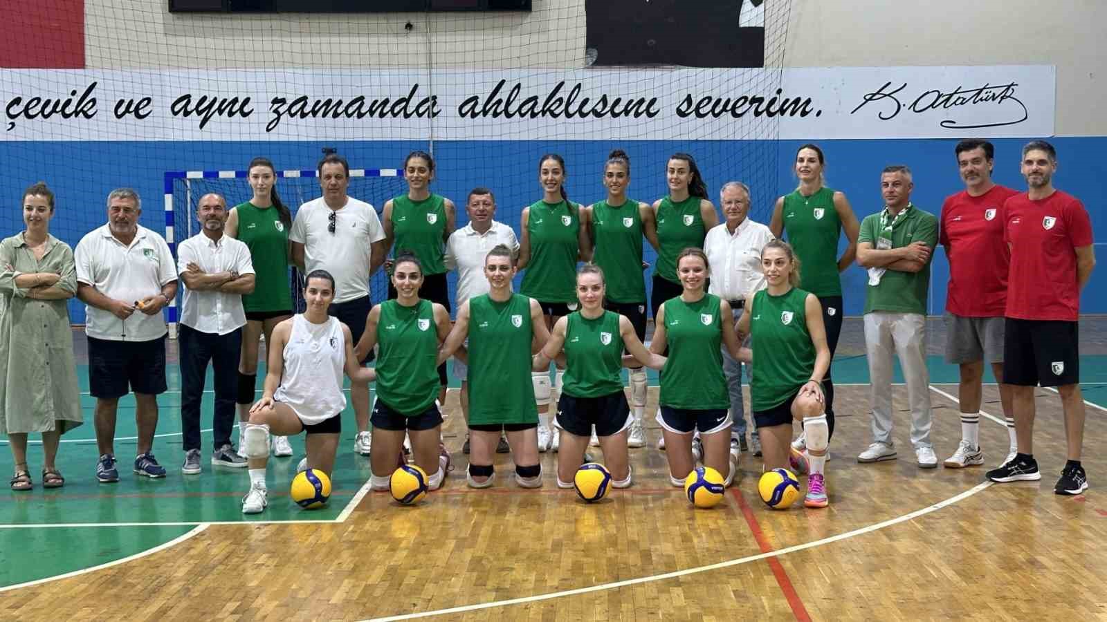 Bodrumspor Kadın Voleybol Takımı, yeni sezon için iddialı