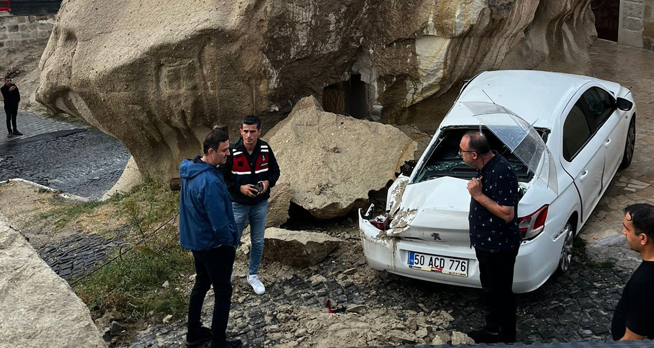 Kapadokya’yı sel vurdu!