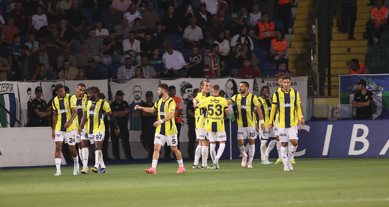 Fenerbahçe, Rizespor’a karşı galibiyet serisini 11 maça çıkardı