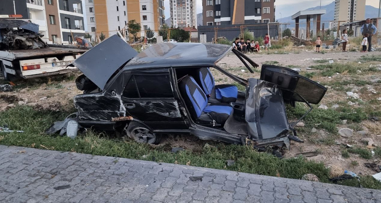 Tofaş’ın ikiye bölündüğü kaza kamerada