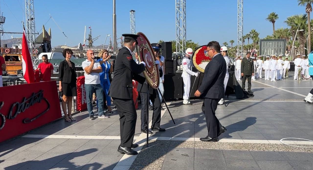 30 Ağustos Zafer Bayramı Marmaris’te törenler ile kutlanmaya başlandı