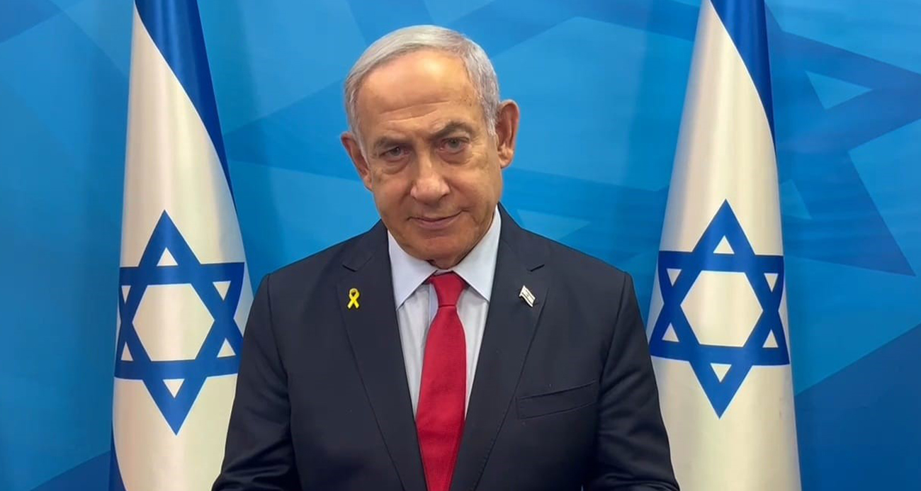 Netanyahu'dan 10 saniyelik video: 