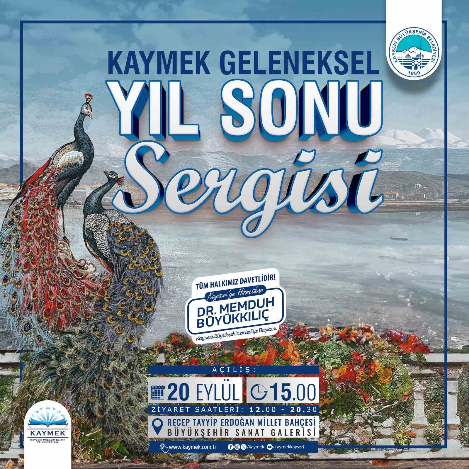 KAYMEK’ten 500 eserlik Geleneksel Yıl Sonu Sergisi kapılarını açıyor