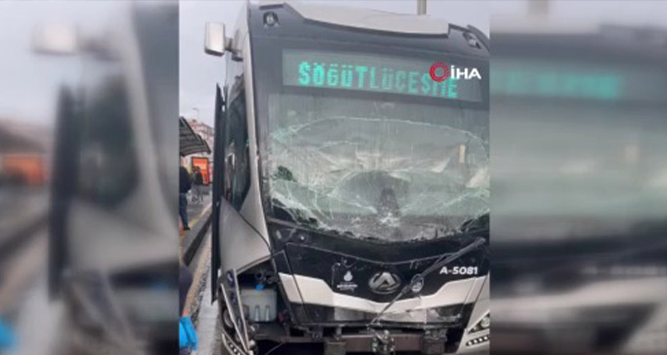 Avcılar’da metrobüs kazası: 2 yaralı