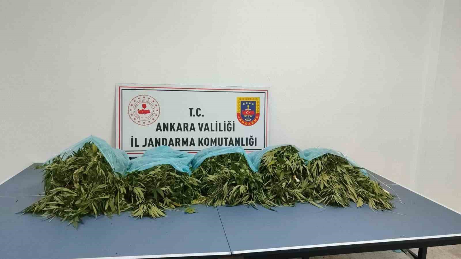 Ankara’da narkotik operasyonu: 25 kilogram kubar esrar ele geçirildi