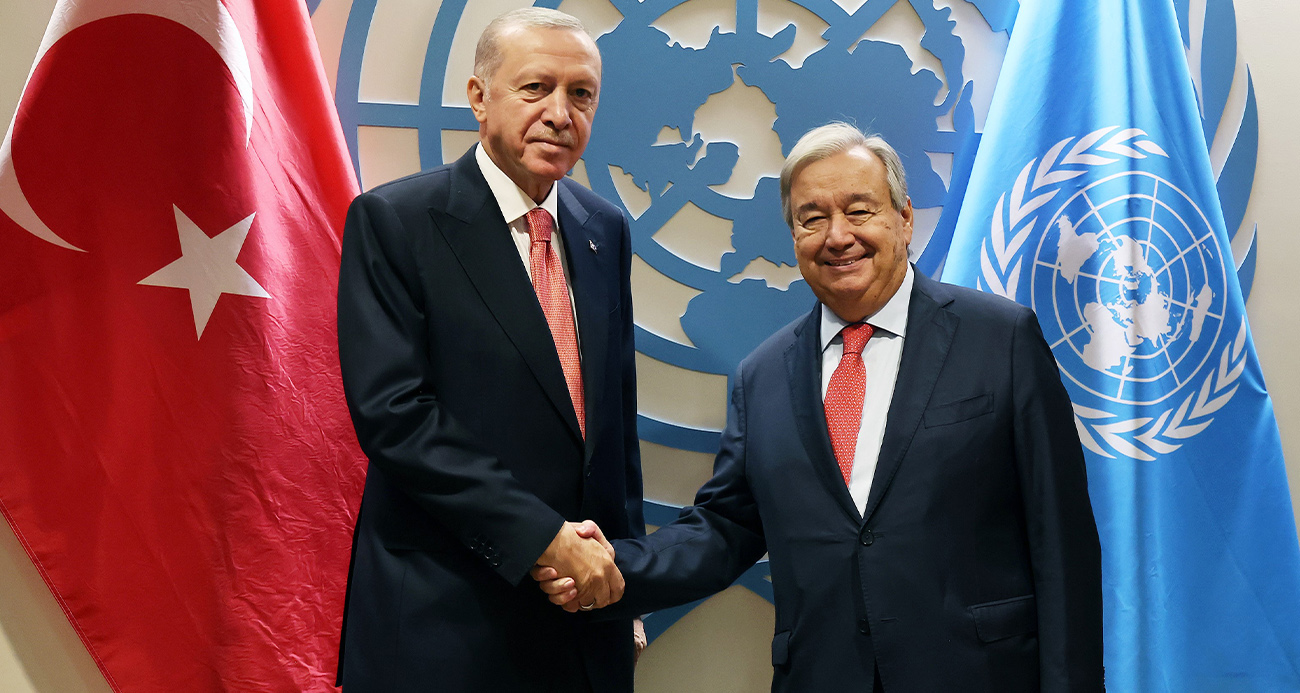 Cumhurbaşkanı Erdoğan, BM Genel Sekreteri Guterres ile görüştü