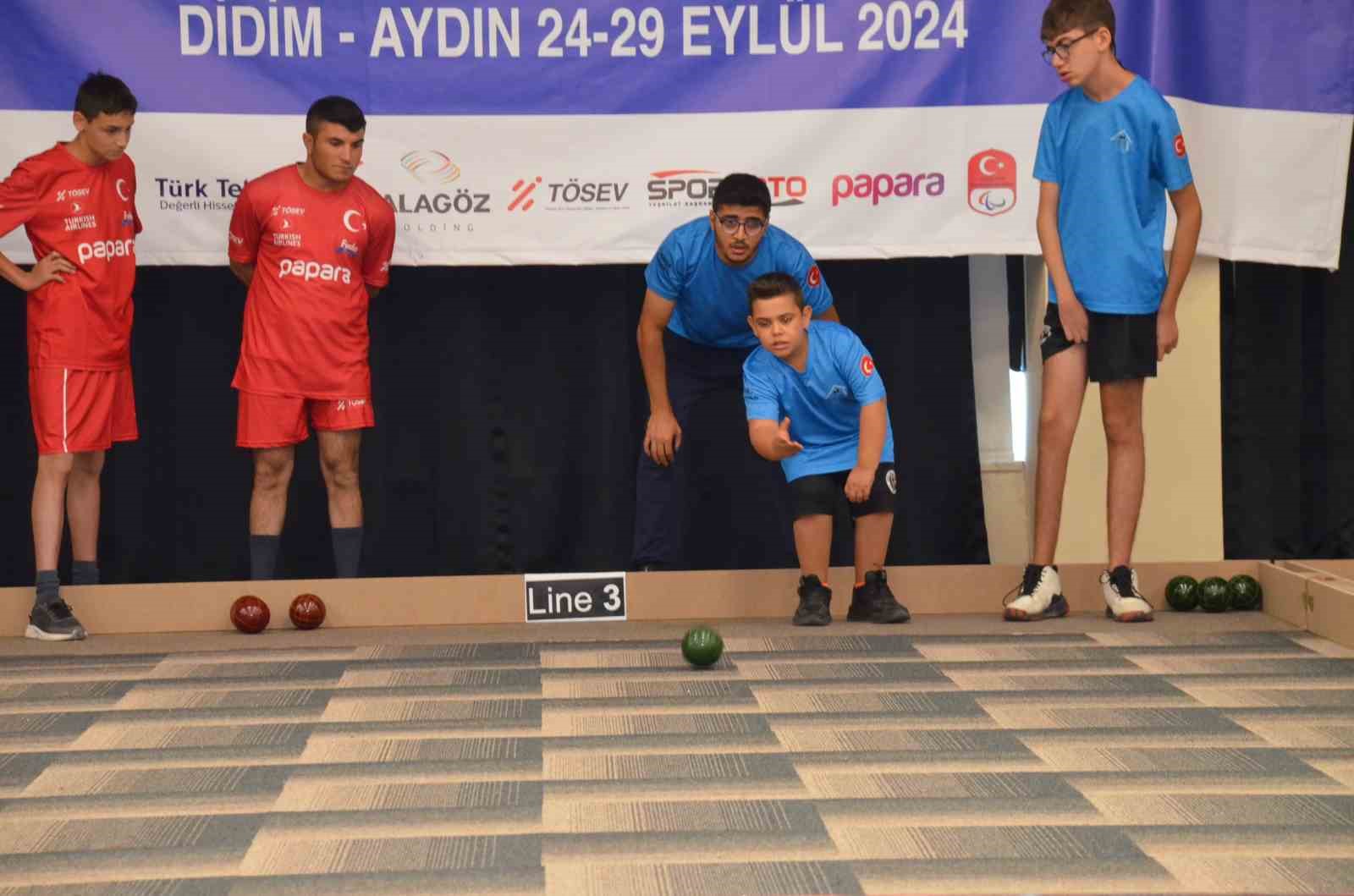 Türkiye’deki özel sporcular, Didim’deki bocce yarışmasına katıldı