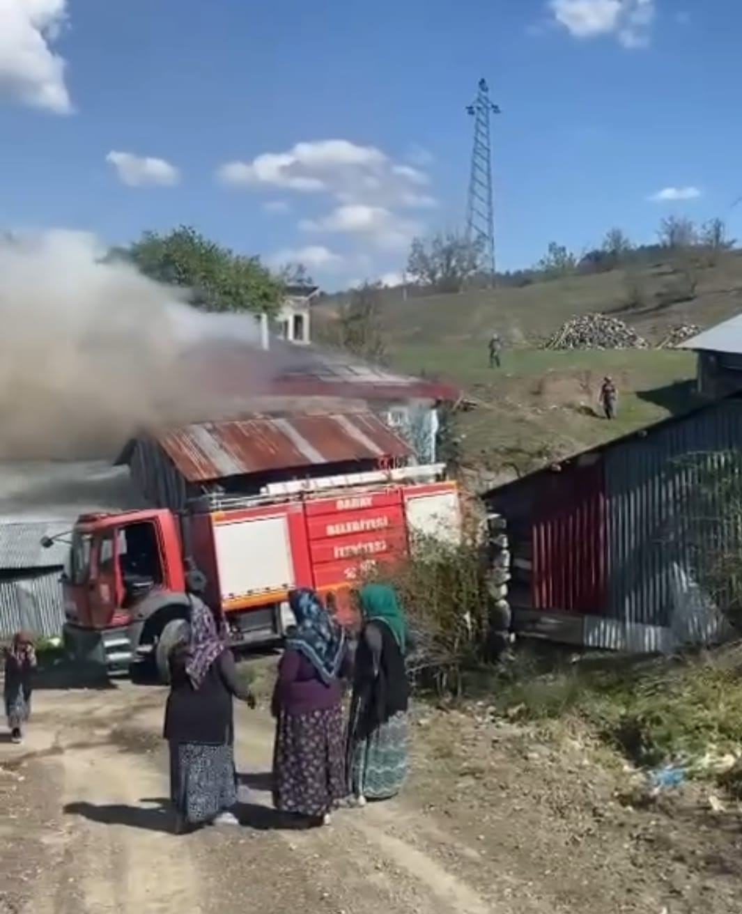 Kastamonu’da korkutan ev yangını