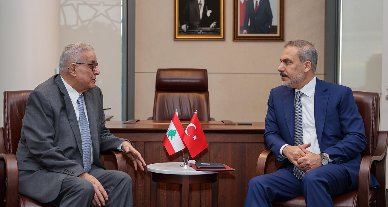 Dışişleri Bakanı Fidan, Lübnan Dışişleri Bakanı Bouhabib ile görüştü